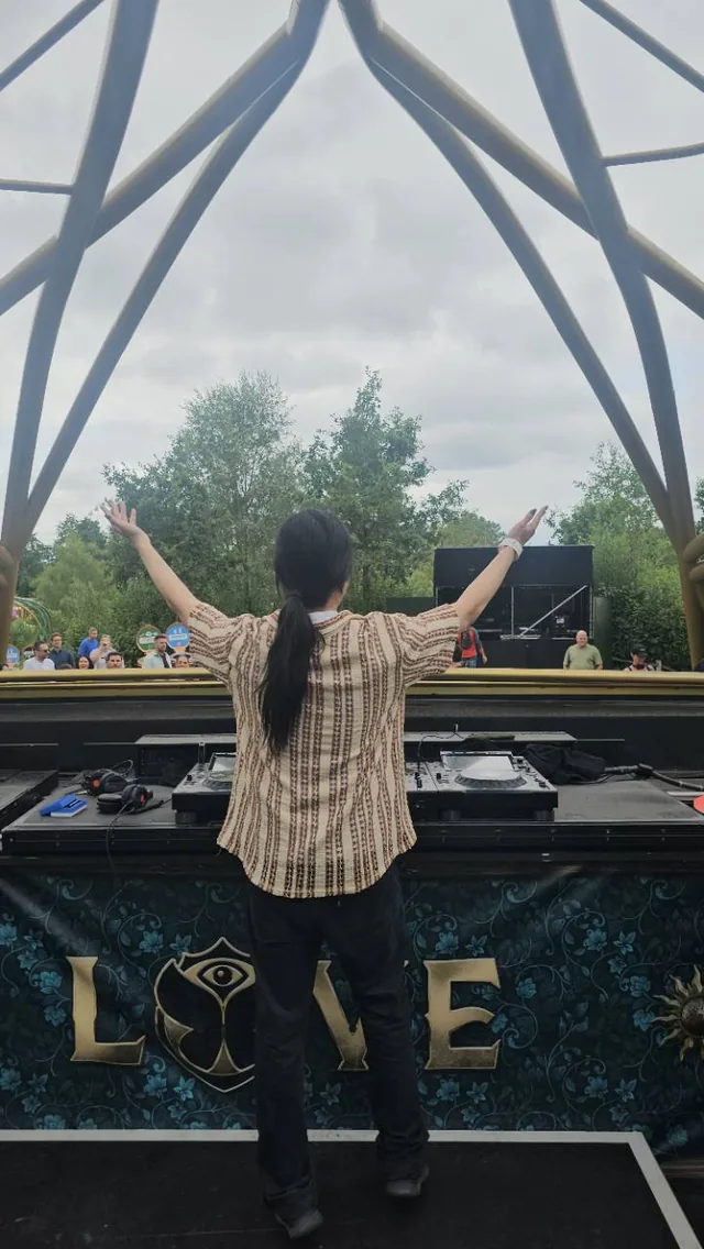 You Liang performing during Tomorrowland Weekend 2 in Boom on July 23, 2026